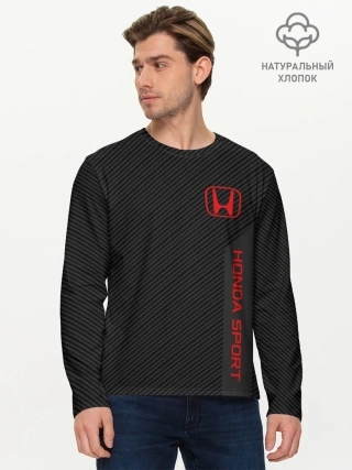 Мужской лонгслив базовый / HONDA SPORT / ХОНДА СПОРТ