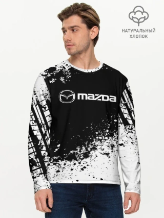 Мужской лонгслив базовый / Mazda
