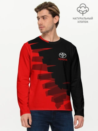 Мужской лонгслив базовый / TOYOTA SPORT