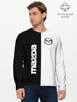 Мужской лонгслив базовый / Mazda