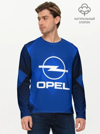 Мужской лонгслив базовый / Opel SPORT