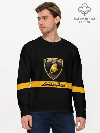Мужской лонгслив базовый / Lamborghini Automobili S.p.A.