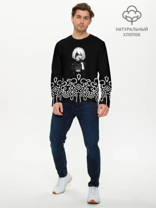 Мужской лонгслив базовый / NieR Automata