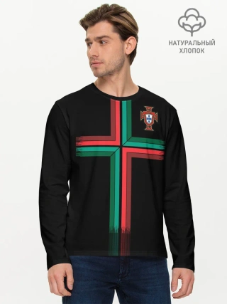 Мужской лонгслив базовый / Portugal 2018 WC alternative