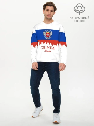 Мужской лонгслив базовый / Crimea