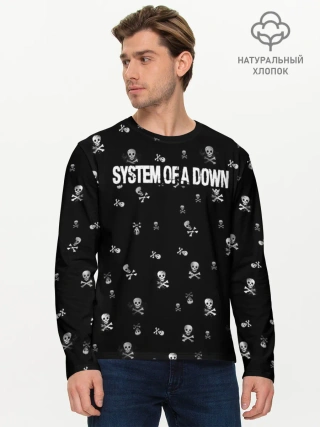 Мужской лонгслив базовый / System of a Down