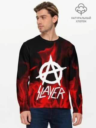 Мужской лонгслив базовый / SLAYER