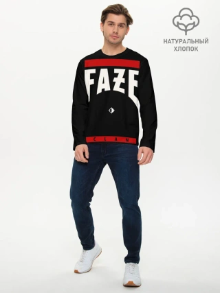 Мужской лонгслив базовый / Faze Clan