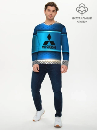 Мужской лонгслив базовый / MITSUBISHI sport collection