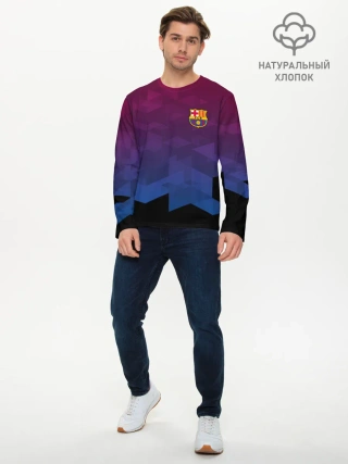 Мужской лонгслив базовый / FC BARCA SPORT