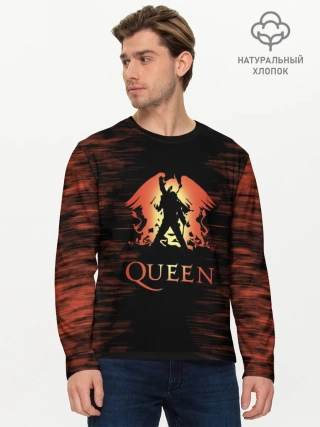 Мужской лонгслив базовый / Queen