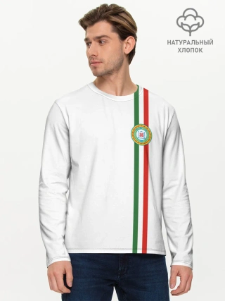 Мужской лонгслив базовый / Чеченская республика