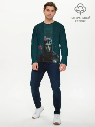 Мужской лонгслив базовый / Mr. Robot