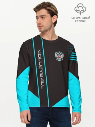 Мужской лонгслив базовый / volleyball