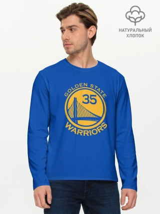 Мужской лонгслив базовый / Kevin Durant форма GSW