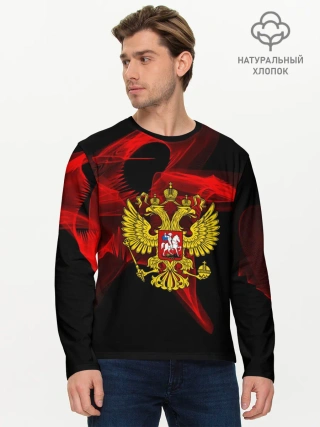 Мужской лонгслив базовый / Русский