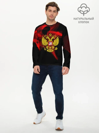 Мужской лонгслив базовый / Русский
