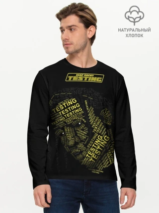 Мужской лонгслив базовый / Asap Rocky Testing