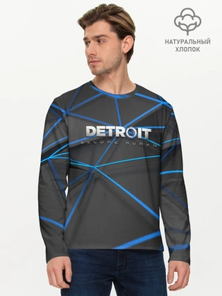 Мужской лонгслив базовый / Detroit:become human