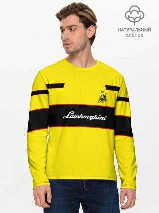 Мужской лонгслив базовый / Lamborghini