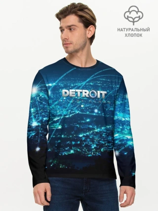 Мужской лонгслив базовый / Detroit:become human