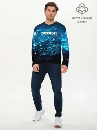 Мужской лонгслив базовый / Detroit:become human