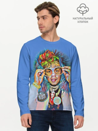 Мужской лонгслив базовый / 6IX9INE SWAG