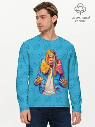 Мужской лонгслив базовый / 6IX9INE 69