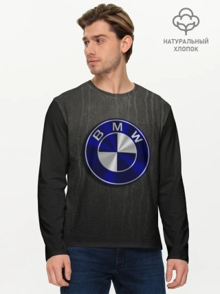 Мужской лонгслив базовый / bmw