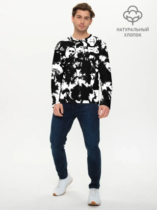 Мужской лонгслив базовый / ЛЕГЕНДЫ РЕПА