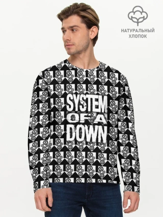 Мужской лонгслив базовый / System of a Down