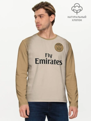 Мужской лонгслив базовый / Неймар Форма Новая Away 18/19
