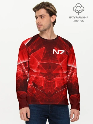 Мужской лонгслив базовый / MASS EFFECT N7