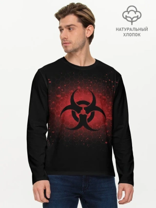 Мужской лонгслив базовый / Biohazard