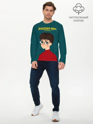 Мужской лонгслив базовый / Boulevard Depo / Powerpuff Luv