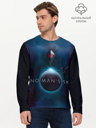 Мужской лонгслив базовый / No Man’s Sky