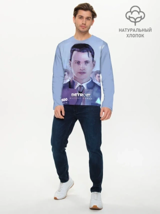 Мужской лонгслив базовый / Detroit become human
