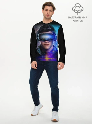 Мужской лонгслив базовый / Ready Player One