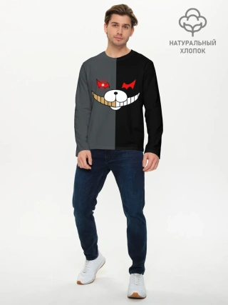 Мужской лонгслив базовый / KUROKUMA x MONOKUMA