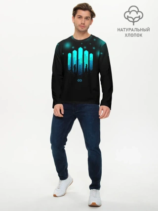 Мужской лонгслив базовый / The 100