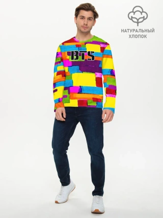 Мужской лонгслив базовый / BTS