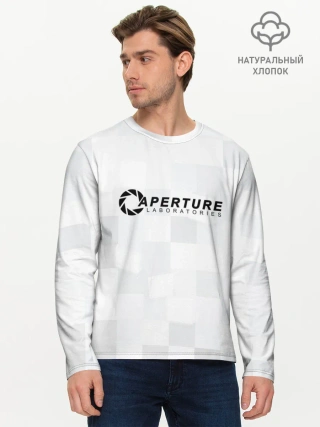 Мужской лонгслив базовый / Aperture Labs