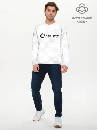 Мужской лонгслив базовый / Aperture Labs