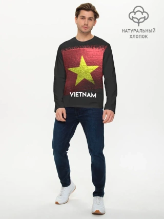 Мужской лонгслив базовый / VIETNAM
