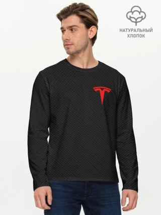 Мужской лонгслив базовый / TESLA