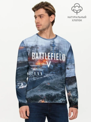 Мужской лонгслив базовый / BATTLEFIELD 5