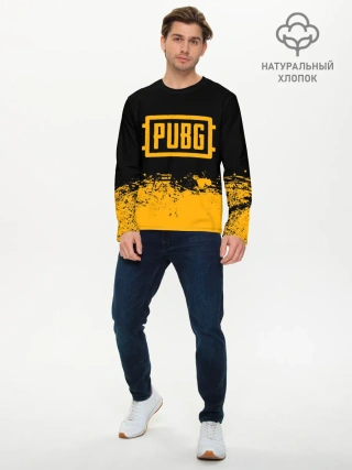 Мужской лонгслив базовый / PUBG