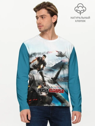 Мужской лонгслив базовый / Just Cause