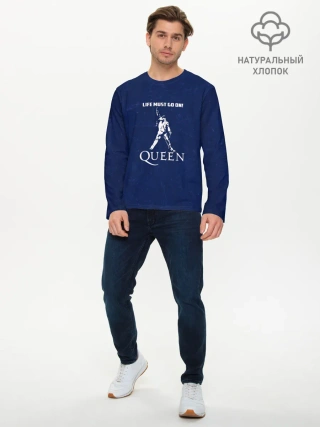Мужской лонгслив базовый / Queen