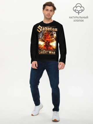 Мужской лонгслив базовый / Sabaton